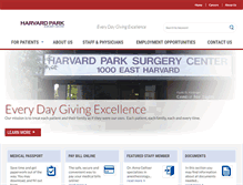 Tablet Screenshot of harvardpark-sc.com
